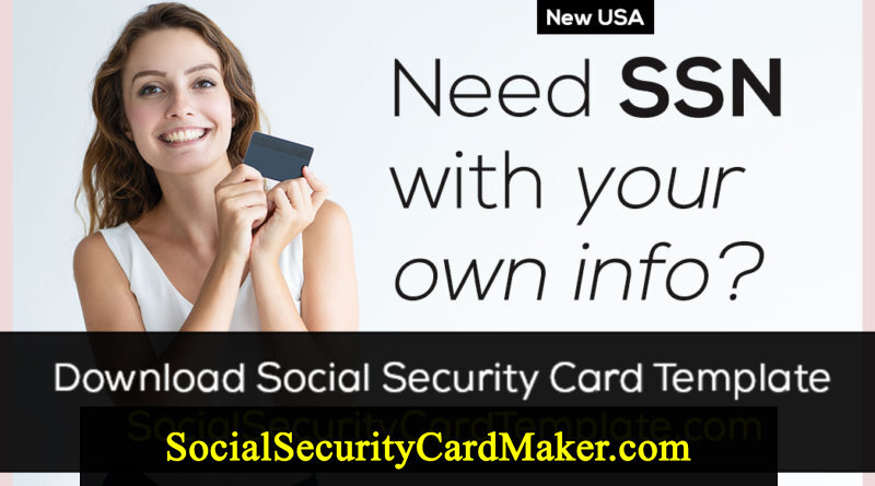 Novelty Social Security Card Replacement